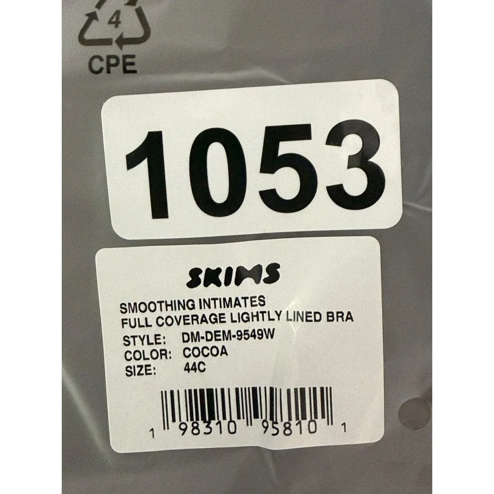 SKIMS Full‎ Coverage Smoothing Bra 44C Cocoa NWT - Picture 11 of 11